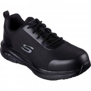 Sketchers Archfit Ringstap Safety Trainer Black